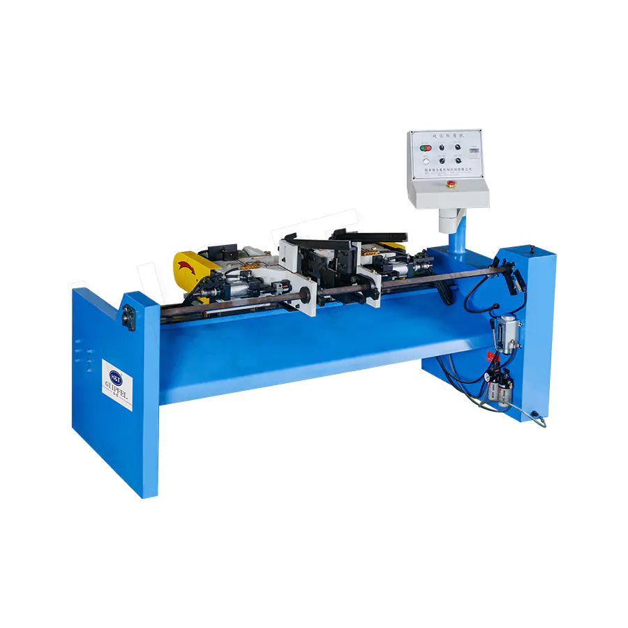 Long Material Geminus-caput Chamfering Machina